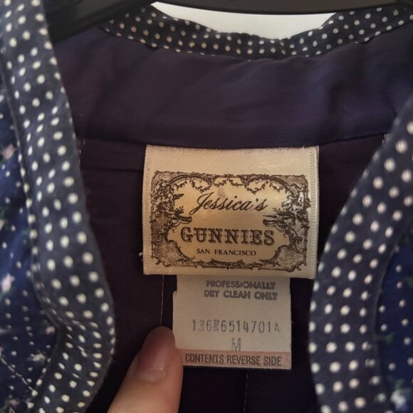 Vintage Quilted Jacket Gunne Sax Jessica McClintock Size Medium - Picture 2 of 5